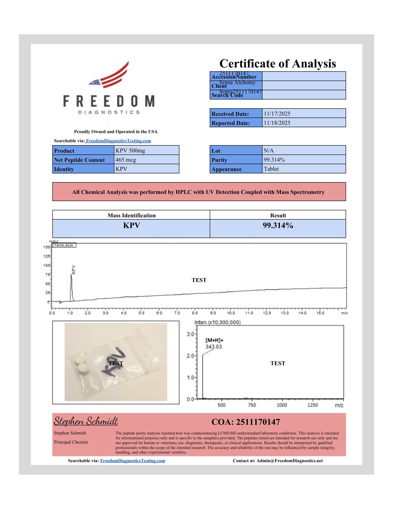 KPV | 500mcg tablets